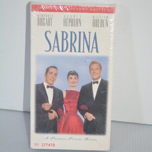 Sabrina New Sealed VHS Movie Tape 1996 Edition Audrey Hepburn Humphrey Bogart